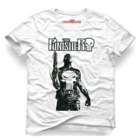 Tshirthane The Punisher Frank Castle Jon Bernthal Siyah Erkek T-shirt