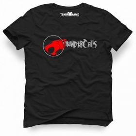 Tshirthane Thundercats Font Siyah Erkek T-shirt