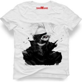 Tshirthane Tokyo Ghoul Ken Kaneki Beyaz Erkek T-Shirt