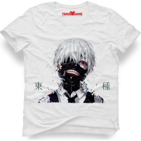 Tshirthane Tokyo Ghoul Ken Kaneki Beyaz Erkek T-Shirt