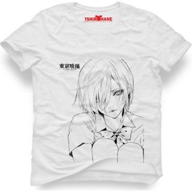Tshirthane Tokyo Ghoul Ken Kaneki Beyaz Erkek T-Shirt