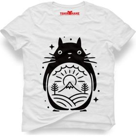 Tshirthane Totoro Beyaz Erkek T-shirt