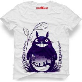 Tshirthane Totoro Beyaz Erkek T-shirt