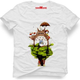 Tshirthane Totoro Beyaz Erkek T-shirt