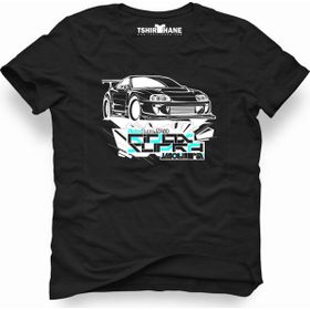 Tshirthane Toyota Supra jza80 Siyah Erkek T-shirt
