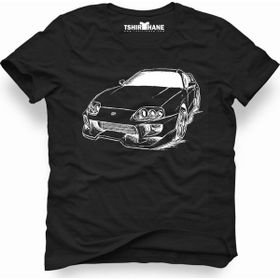 Tshirthane Toyota Supra Siyah Erkek T-shirt