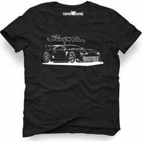 Tshirthane Toyota Supra Siyah Erkek T-shirt