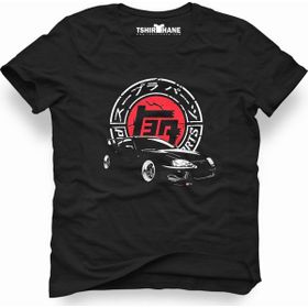 Tshirthane Toyota Supra Siyah Erkek T-shirt