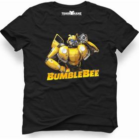 Tshirthane Transformers Bumblebee Music Black 2018 Siyah Erkek T-shirt