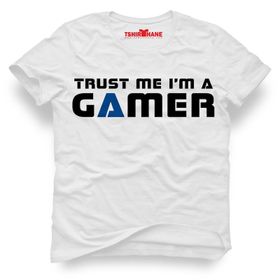 Tshirthane Trust Me İm A Gamer Beyaz Erkek T-shirt