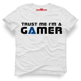 Tshirthane Trust Me İm A Gamer Beyaz Erkek T-shirt