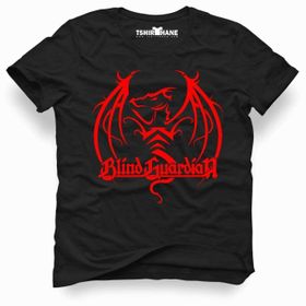 Tshirthane Tshirthane Blind Guardian Logo Siyah Erkek T-shirt