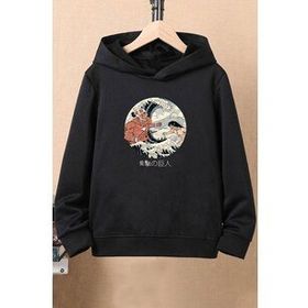 Tshirthane Tshirthane Unisex Kanagawa Oki Nami Ura Baskılı Sweatshirt