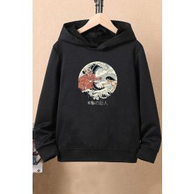 Tshirthane Tshirthane Unisex Kanagawa Oki Nami Ura Baskılı Sweatshirt