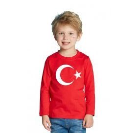 Tshirthane Türk Bayrak Ay Yıldız Kısakollu Erkek Tişört