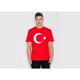 Tshirthane Türk Bayrak Ay Yıldız Kısakollu Erkek Tişört