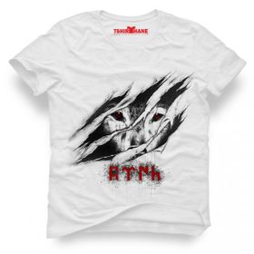 Tshirthane Türk Kurt Pençesi Beyaz Erkek T-shirt