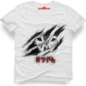 Tshirthane Türk Kurt Pençesi Beyaz Erkek T-shirt
