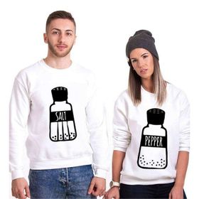 Tshirthane Tuz Biber 2'li Sevgili Sweatshirt
