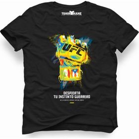 Tshirthane Ufc Khabib Despierta Siyah Erkek T-shirt