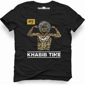 Tshirthane Ufc Khabib Time Siyah Erkek T-shirt
