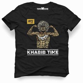 Tshirthane Ufc Khabib Time Siyah Erkek T-shirt