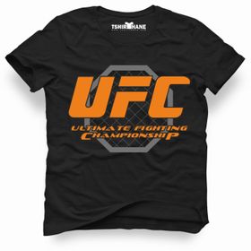 Tshirthane Ufc Ultimate Fighting Championship Siyah Erkek Tshirt