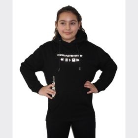 Tshirthane Uhlsport Base Siyah Pamuklu Çocuk Sweatshirt