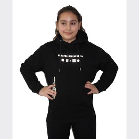 Tshirthane Uhlsport Base Siyah Pamuklu Çocuk Sweatshirt
