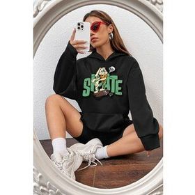 Tshirthane Unisex All Day Rabbit Baskılı Sweatshirt