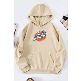 Tshirthane Unisex Aloha Baskılı Sweatshirt
