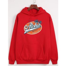 Tshirthane Unisex Aloha Baskılı Sweatshirt