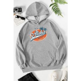 Tshirthane Unisex Aloha Baskılı Sweatshirt