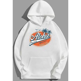 Tshirthane Unisex Aloha Baskılı Sweatshirt