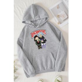 Tshirthane Unisex Backwoods Baskılı Sweatshirt