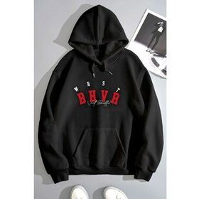 Tshirthane Unisex Bhvr Baskılı Sweatshirt