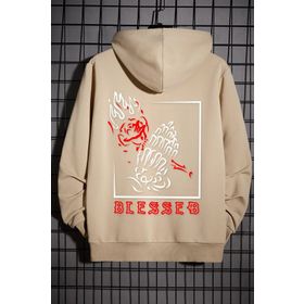 Tshirthane Unisex Blesseb Baskılı Sweatshirt