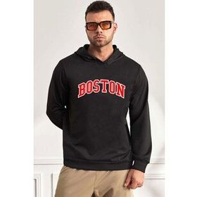 Tshirthane Unisex Boston Baskılı Sweatshirt