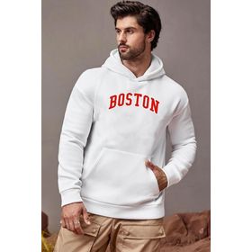 Tshirthane Unisex Boston Baskılı Sweatshirt