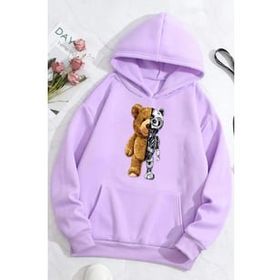 Tshirthane Unisex Boys Bear Baskılı Sweatshirt