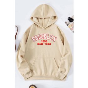 Tshirthane Unisex Brooklyn Baskılı Sweatshirt