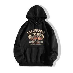 Tshirthane Unisex California Baskılı Kapüşonlu Sweatshirt