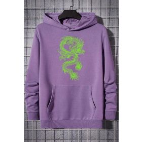 Tshirthane Unisex Chinese Dragon Graphic Baskılı Sweatshirt