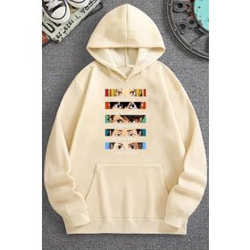 Tshirthane Unisex Cosplay Haikyuu Baskılı Sweatshirt