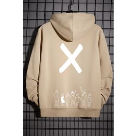 Tshirthane Unisex Design X Baskılı Sweatshirt