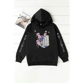 Tshirthane Unisex Flowers Baskılı Sweatshirt
