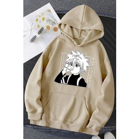 Tshirthane Unisex Killua Zoldyck Baskılı Sweatshirt