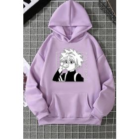 Tshirthane Unisex Killua Zoldyck Baskılı Sweatshirt