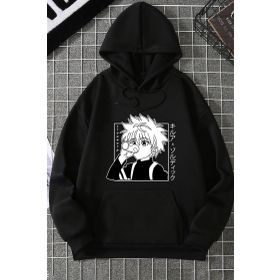 Tshirthane Unisex Killua Zoldyck Baskılı Sweatshirt