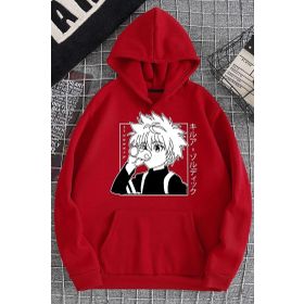 Tshirthane Unisex Killua Zoldyck Baskılı Sweatshirt